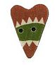 Small Cinnabar Rick Rack Heart